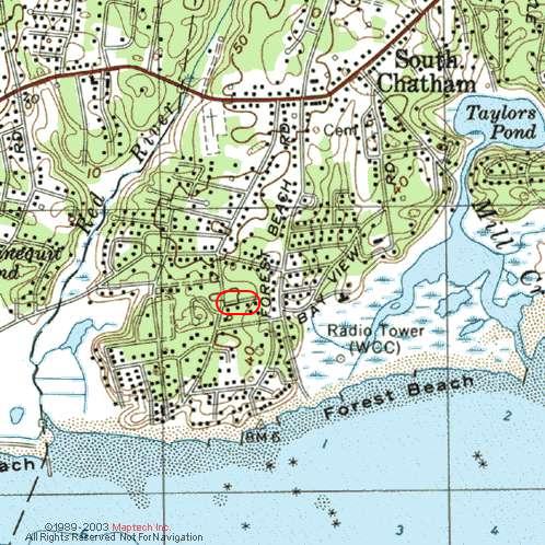 USGS map of So Chatham